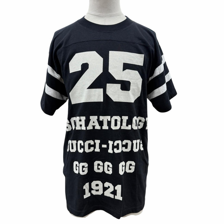 Great GUCCI Short sleeve T-shirt black cotton mens XXS 660744