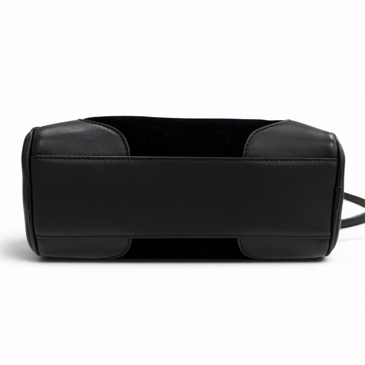 Great J&M Davidson Handbag black Velor Women