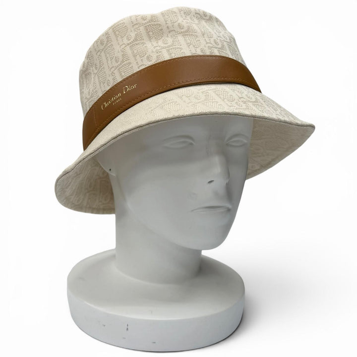 Great Christian Dior hat light beige cotton Women 57 CPB06132ECOB