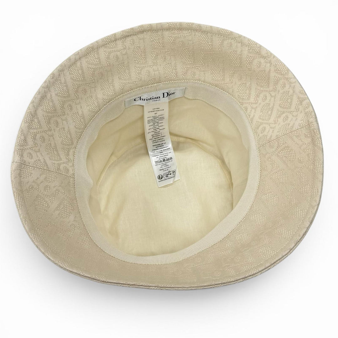 Great Christian Dior hat light beige cotton Women 57 CPB06132ECOB