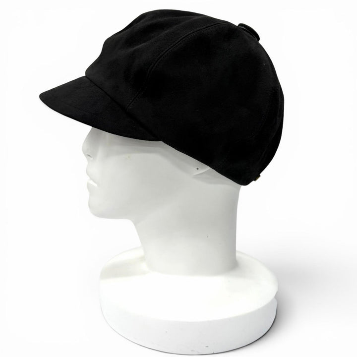 Great Christian Dior Casquette black Goat leather Women 58 85PAR921G704