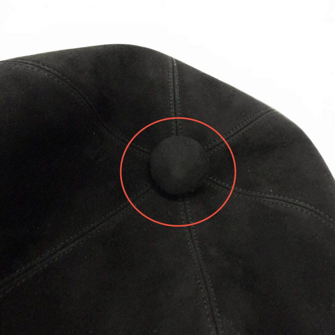 Great Christian Dior Casquette black Goat leather Women 58 85PAR921G704