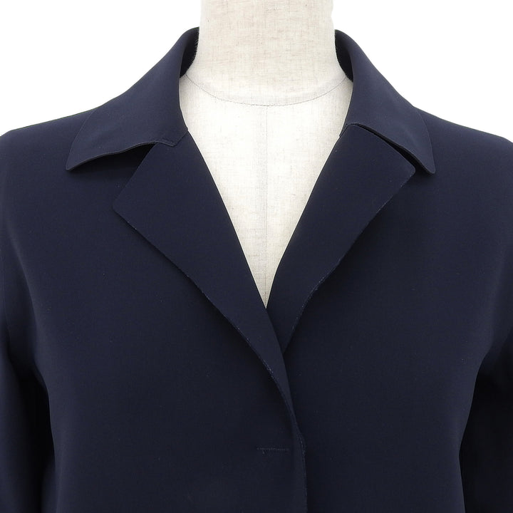 Great Herno coat Navy Nylon Women 40 CA0135D
