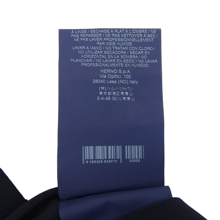 Great Herno coat Navy Nylon Women 40 CA0135D
