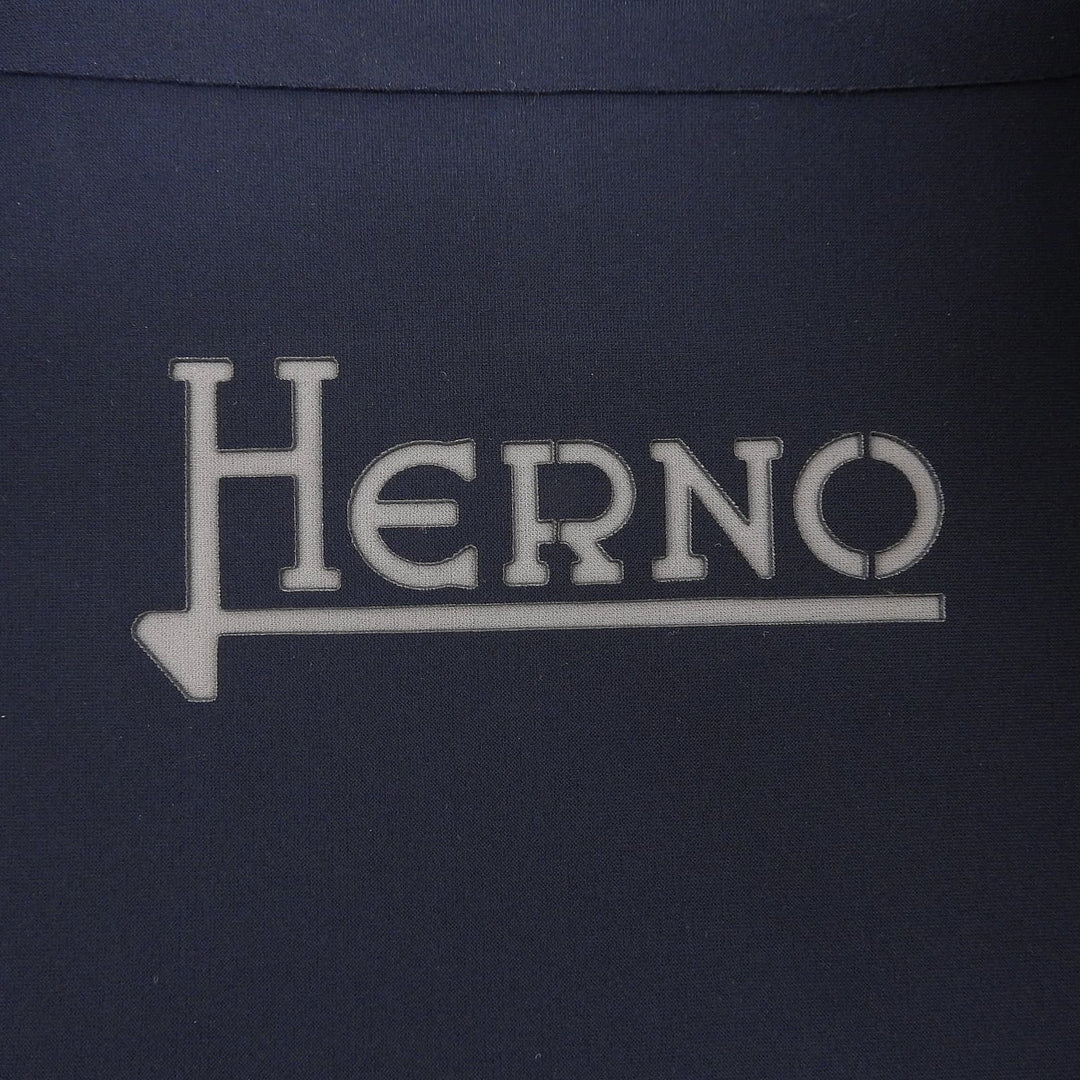 Great Herno coat Navy Nylon Women 40 CA0135D