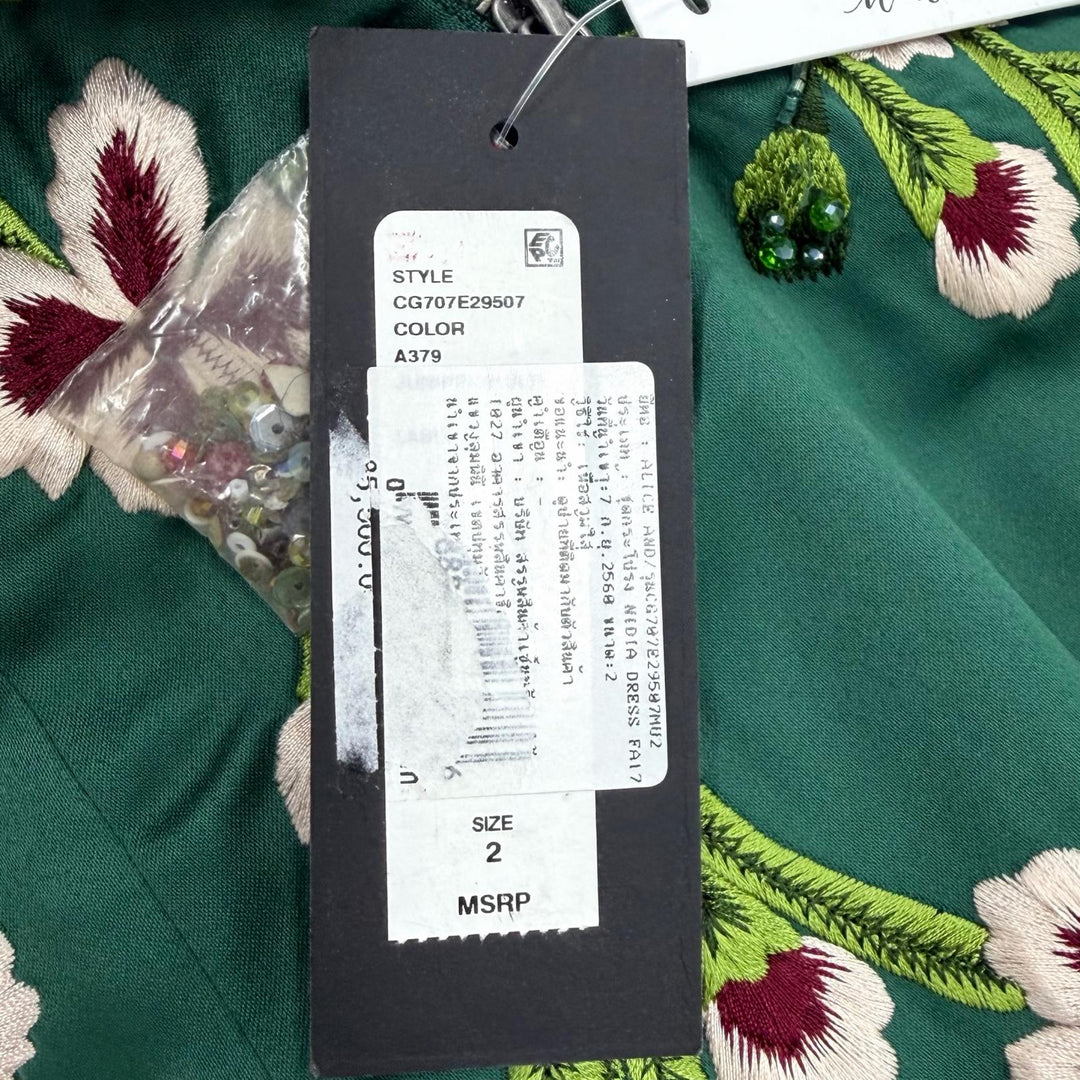 Pristine alice + olivia dress green polyester Women 2 GG707E29507