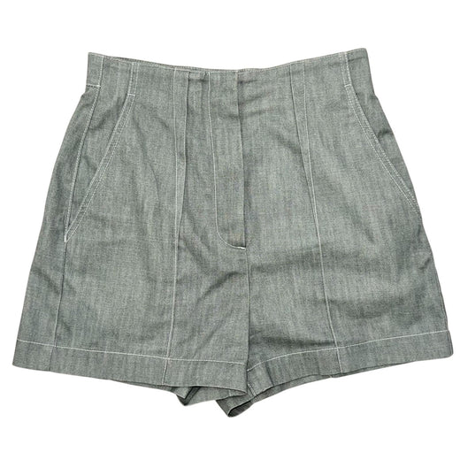 Excellent FENDI Shorts FF logo gray cotton Women 38 FLP771