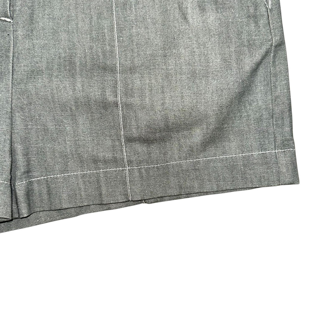 Excellent FENDI Shorts FF logo gray cotton Women 38 FLP771