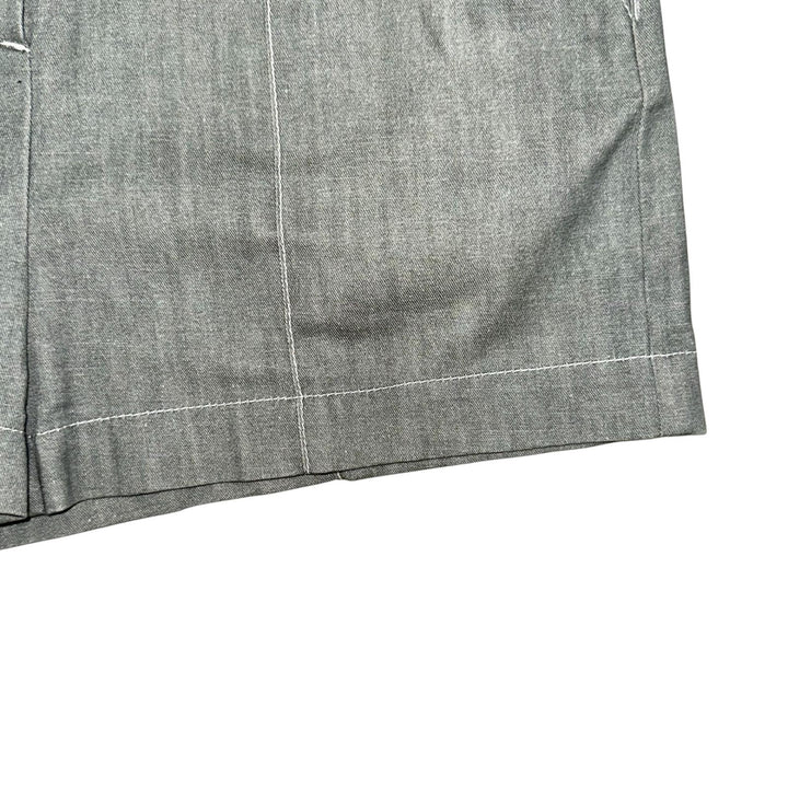 Excellent FENDI Shorts FF logo gray cotton Women 38 FLP771