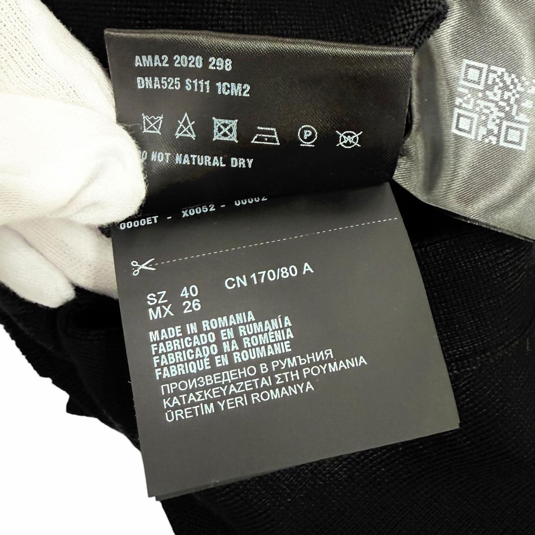 Pristine PRADA cardigan Plain V-neck long-sleeved knit Virgin wool 40 DNA525