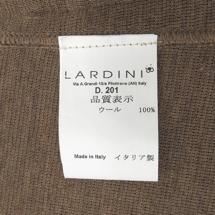 Excellent LARDINI tailored jacket knit Brown wool Women 38 A9JDIANTHA