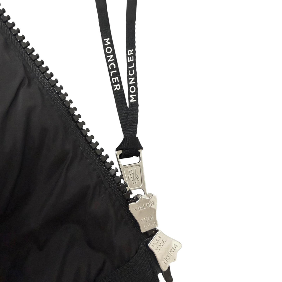 Excellent MONCLER Jacket FELPA APERTACON ZIP freeze black