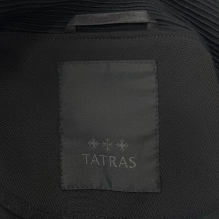 Discounted Great TATRAS Blouson VARESE Zip up black cotton mens MTSE23S8067
