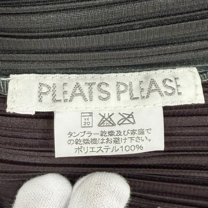 Excellent PLEATS PLEASE one piece Sleeveless Dress Multicolor 1 PP64-JH121