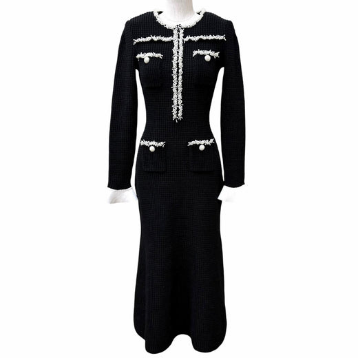 Excellent SELF PORTRAIT one piece black polyester Women S RS25-087M-B