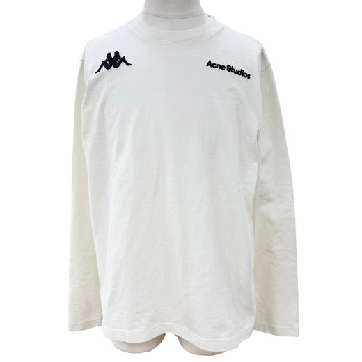 Pristine Acne Studios Kappa Long-sleeved T-shirt white mens S SP-UX-TSHI000050