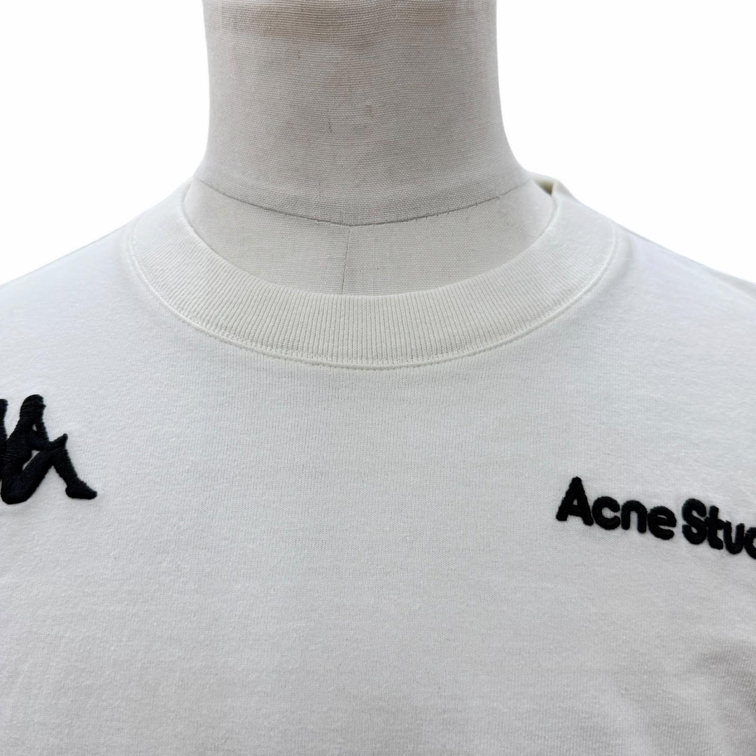 Pristine Acne Studios Kappa Long-sleeved T-shirt white mens S SP-UX-TSHI000050