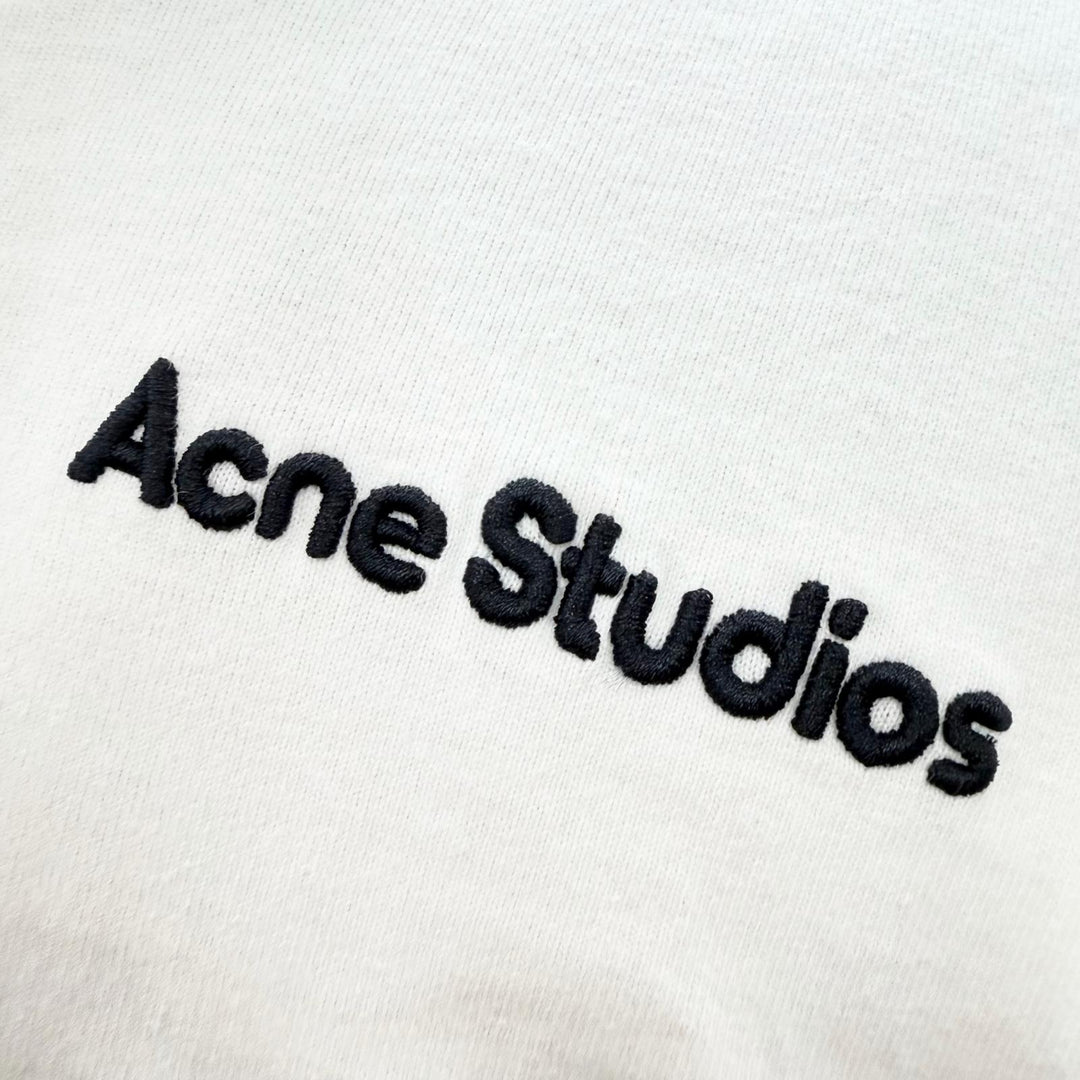 Pristine Acne Studios Kappa Long-sleeved T-shirt white mens S SP-UX-TSHI000050