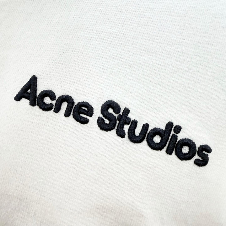 Pristine Acne Studios Kappa Long-sleeved T-shirt white mens S SP-UX-TSHI000050