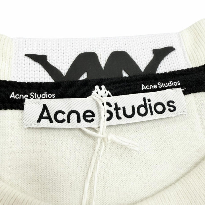 Pristine Acne Studios Kappa Long-sleeved T-shirt white mens S SP-UX-TSHI000050