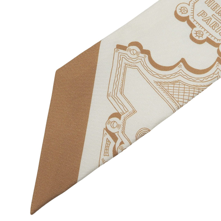 Pristine HERMES scarf Twilly Merveilleuse Lantern silk Women