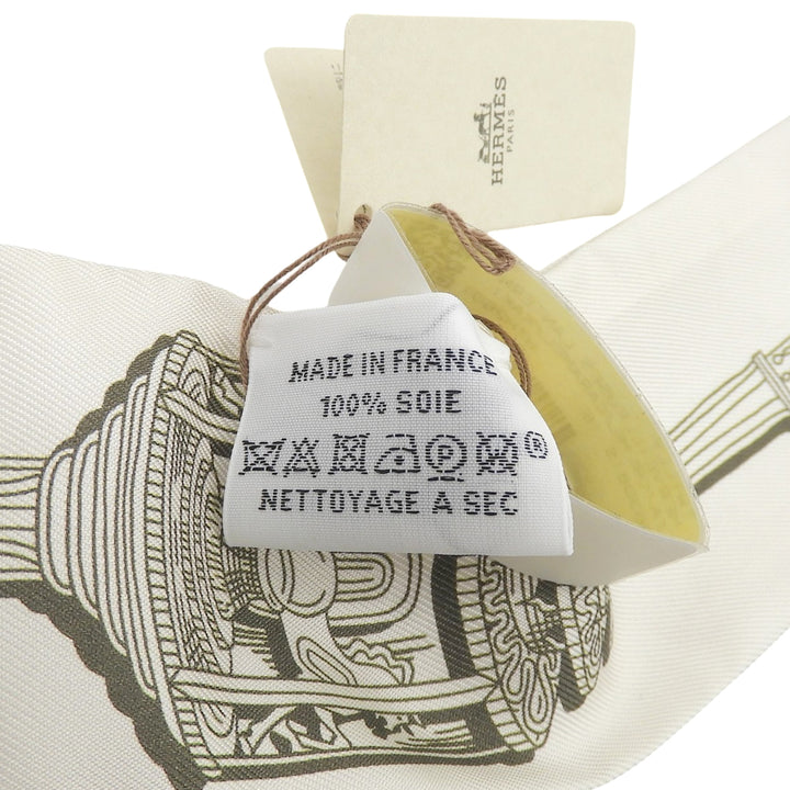 Pristine HERMES scarf Twilly Merveilleuse Lantern silk Women