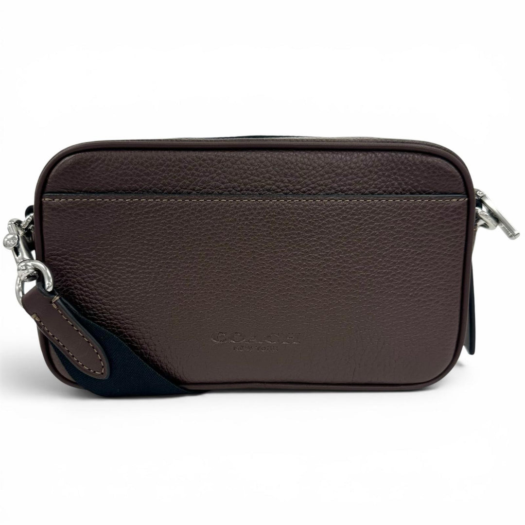 Excellent COACH Shoulder Bag Jayden Embossed logo cross sling bag Brown CR179