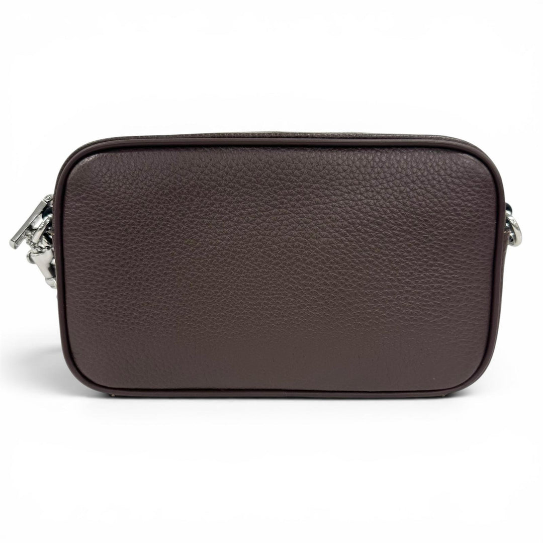 Excellent COACH Shoulder Bag Jayden Embossed logo cross sling bag Brown CR179