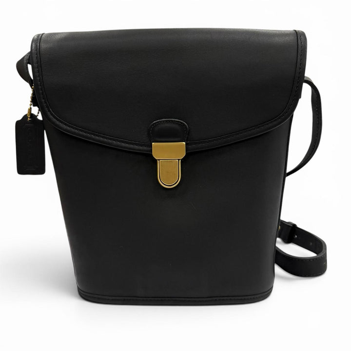 Pristine COACH Shoulder Bag JACKSON BUCKET black Glove leather Women