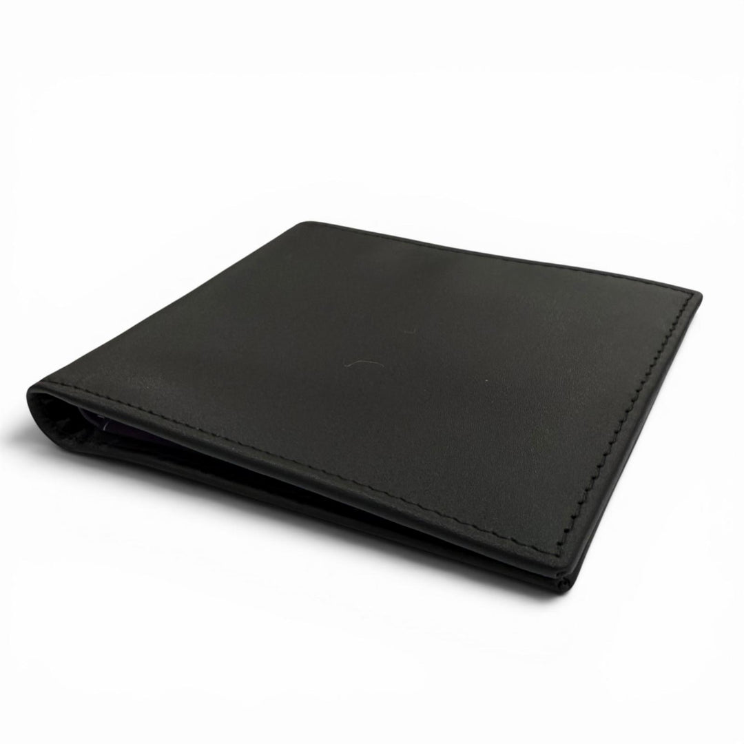 Pristine ETTINGER Bifold Wallet Leather wallet, billfold black leather mens