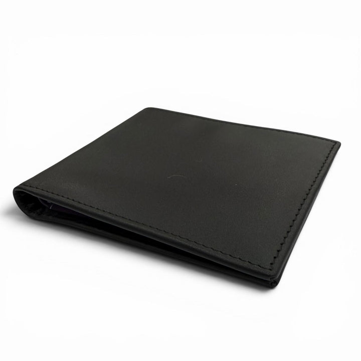 Pristine ETTINGER Bifold Wallet Leather wallet, billfold black leather mens