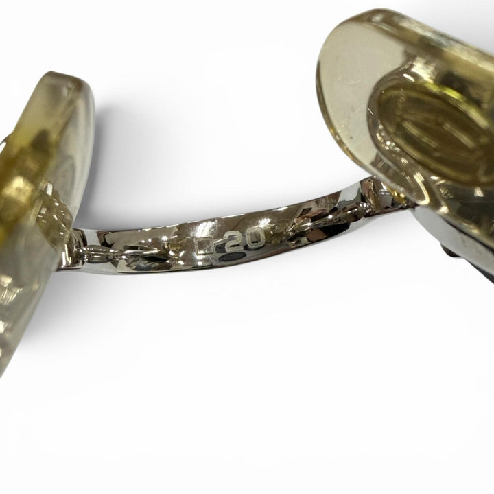 Great Cartier sunglasses Rimless Two-Point Eyewear Silver mens