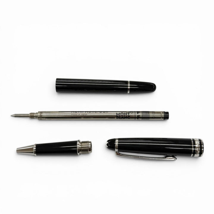 Great MONTBLANC Ballpoint pen Meisterstück Classic Platinum Line black mens