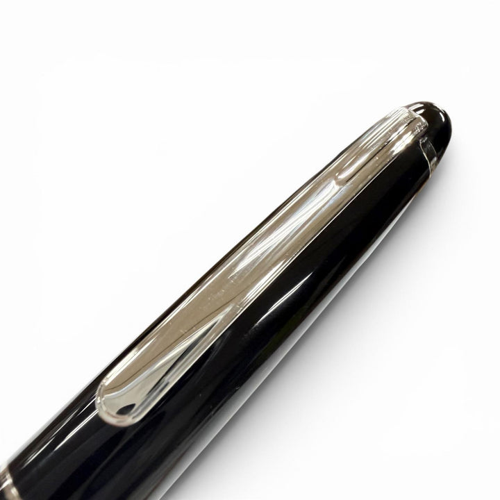 Great MONTBLANC Ballpoint pen Meisterstück Classic Platinum Line black mens