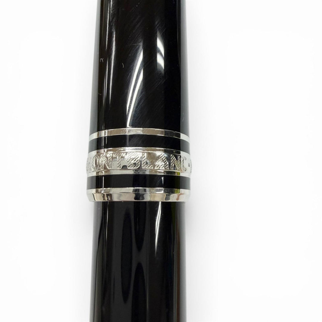 Great MONTBLANC Ballpoint pen Meisterstück Classic Platinum Line black mens