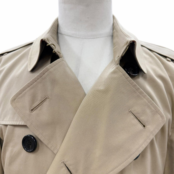 Great BURBERRY trench coat beige cotton mens 48