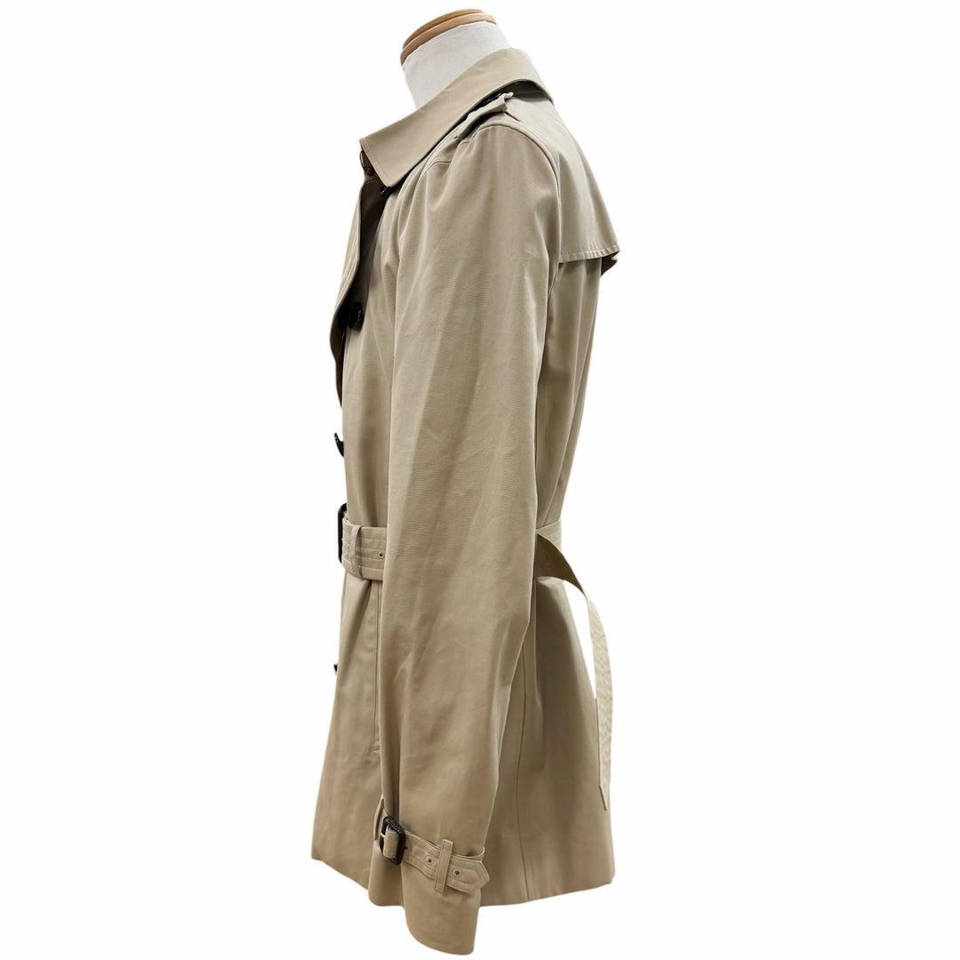 Great BURBERRY trench coat beige cotton mens 48