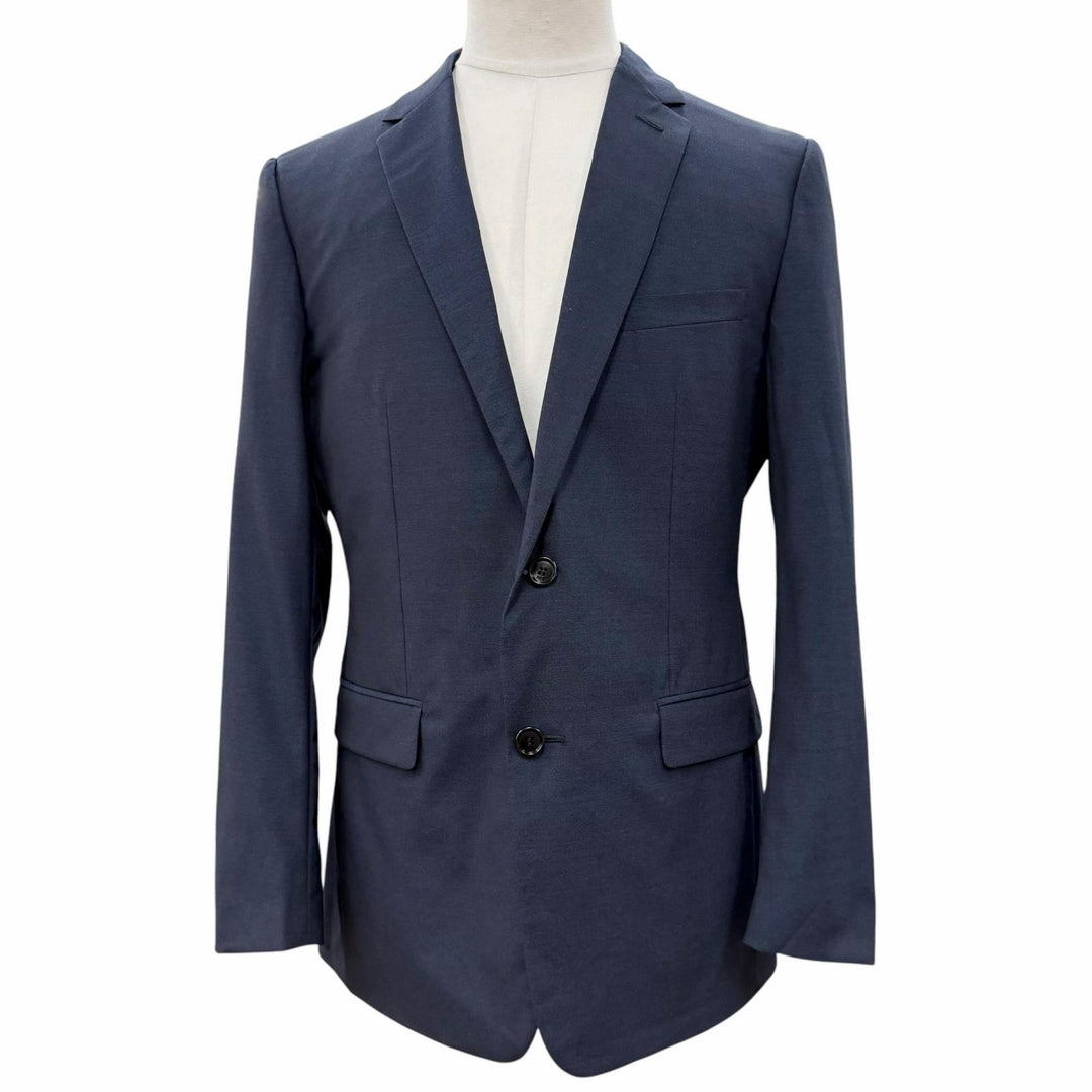 Excellent DIOR tailored jacket Navy wool mens 50 633C720A4767