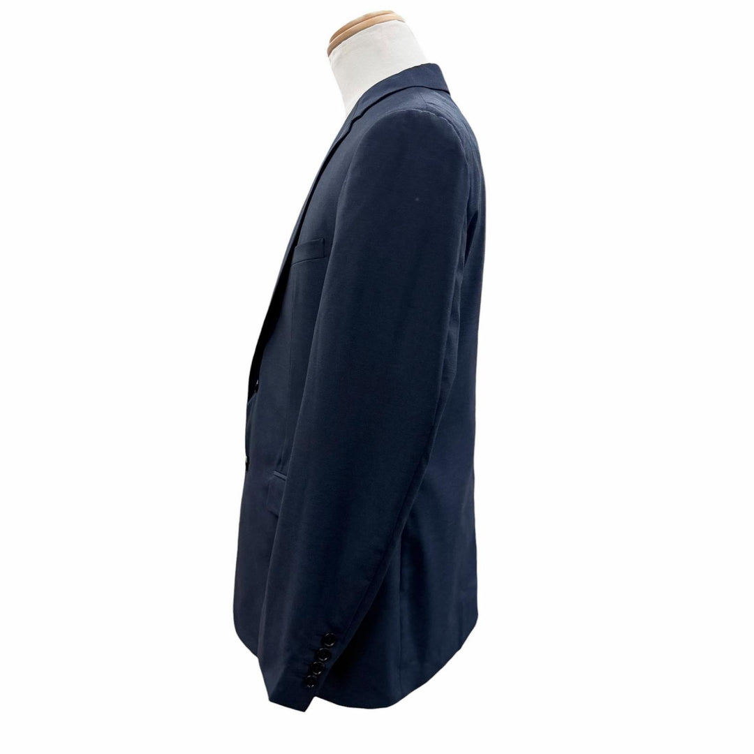 Excellent DIOR tailored jacket Navy wool mens 50 633C720A4767