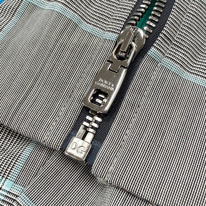 Excellent DOLCE&GABBANA two-piece set gray wool mens 46