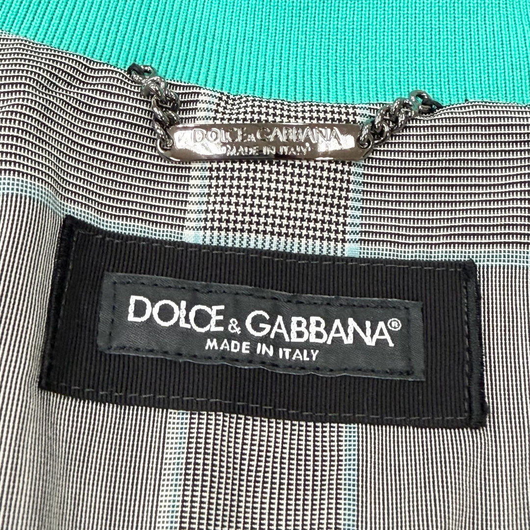 Excellent DOLCE&GABBANA two-piece set gray wool mens 46