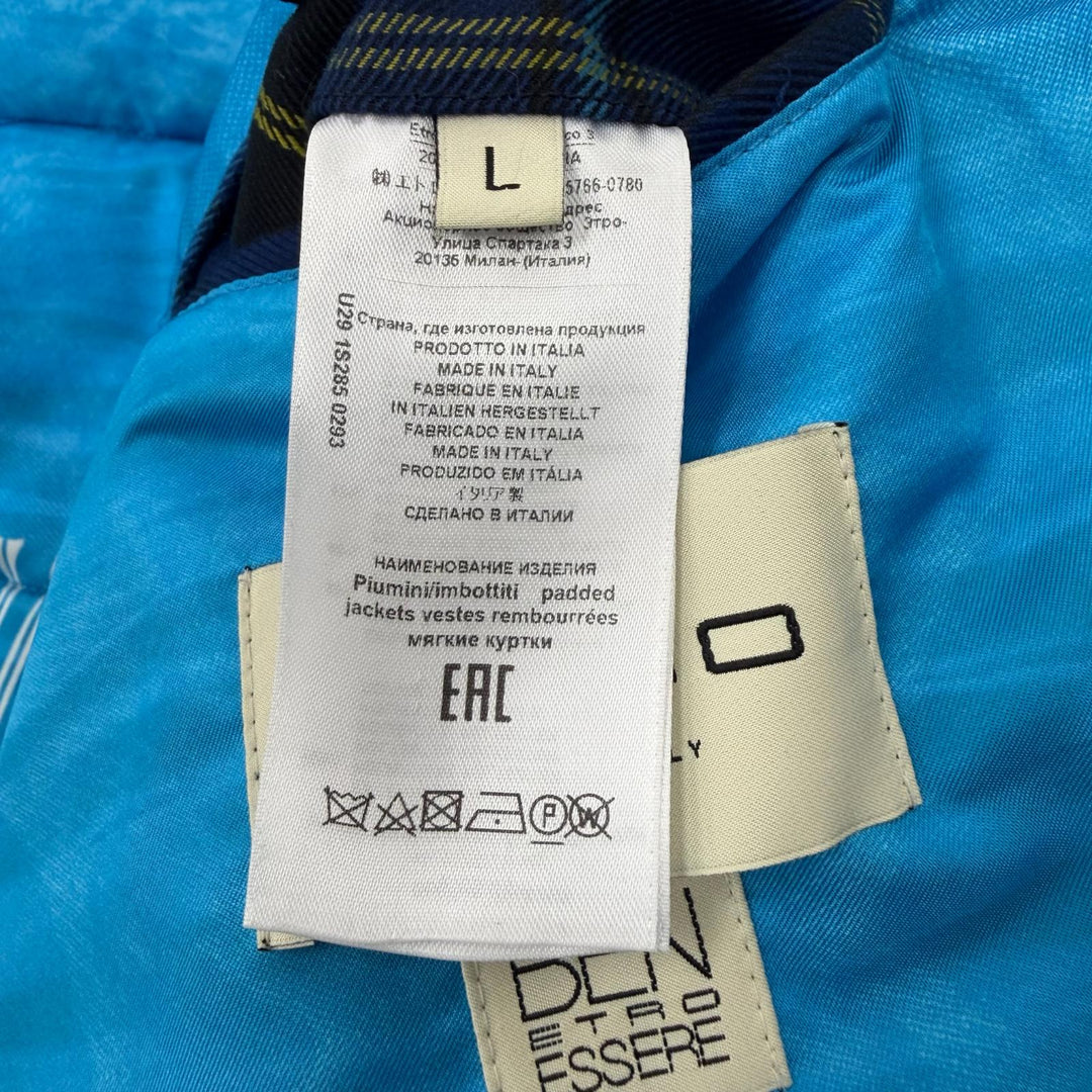 Great ETRO Jacket For the Oceans blue polyester mens L 1S285-0293