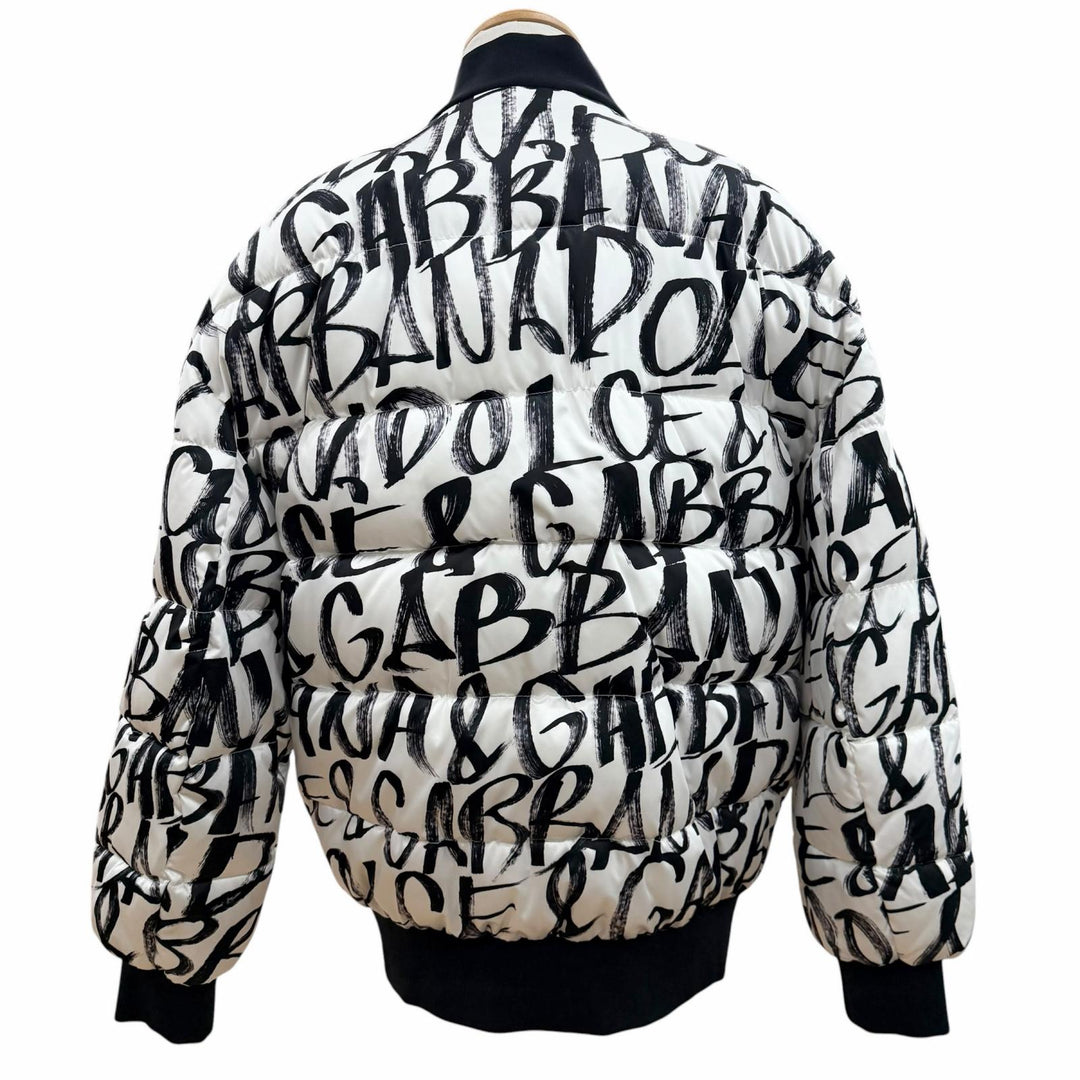 Pristine DOLCE&GABBANA Bomber jacket white polyester mens S G9YN8T