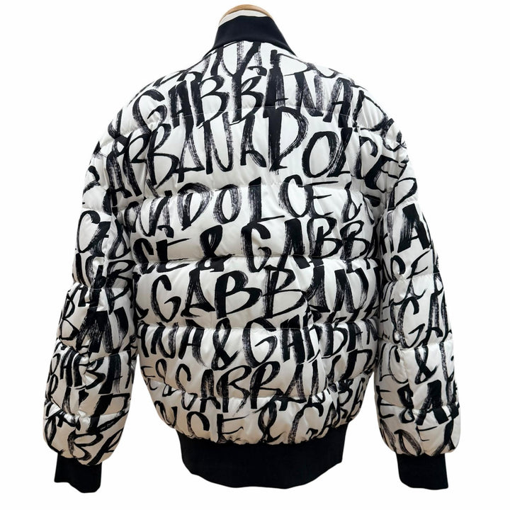 Pristine DOLCE&GABBANA Bomber jacket white polyester mens S G9YN8T