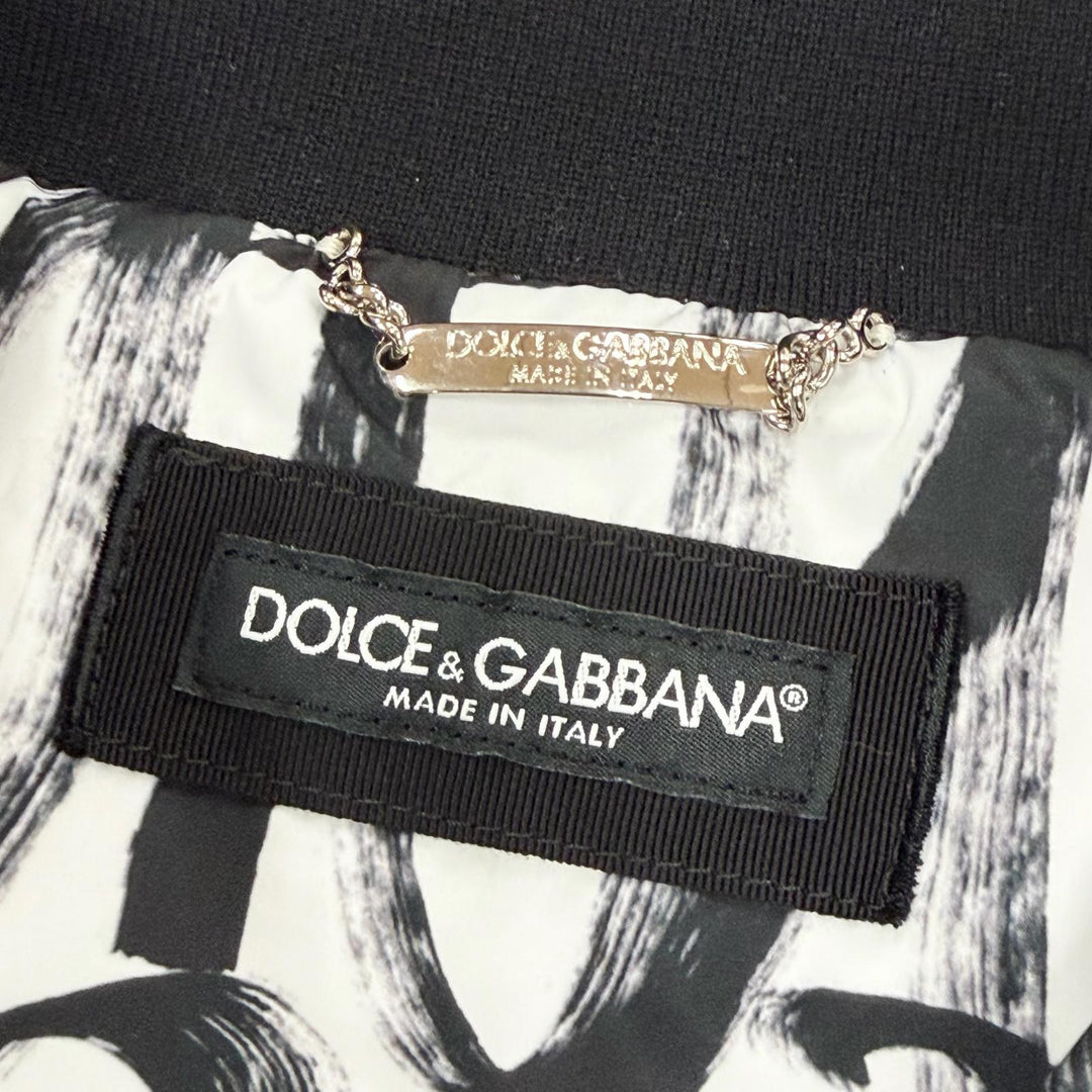 Pristine DOLCE&GABBANA Bomber jacket white polyester mens S G9YN8T