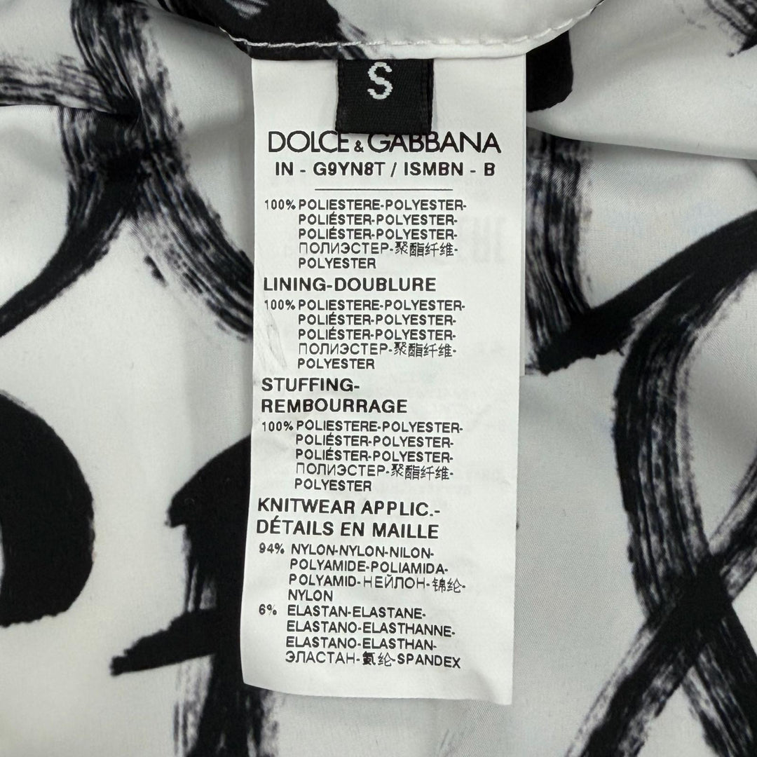 Pristine DOLCE&GABBANA Bomber jacket white polyester mens S G9YN8T