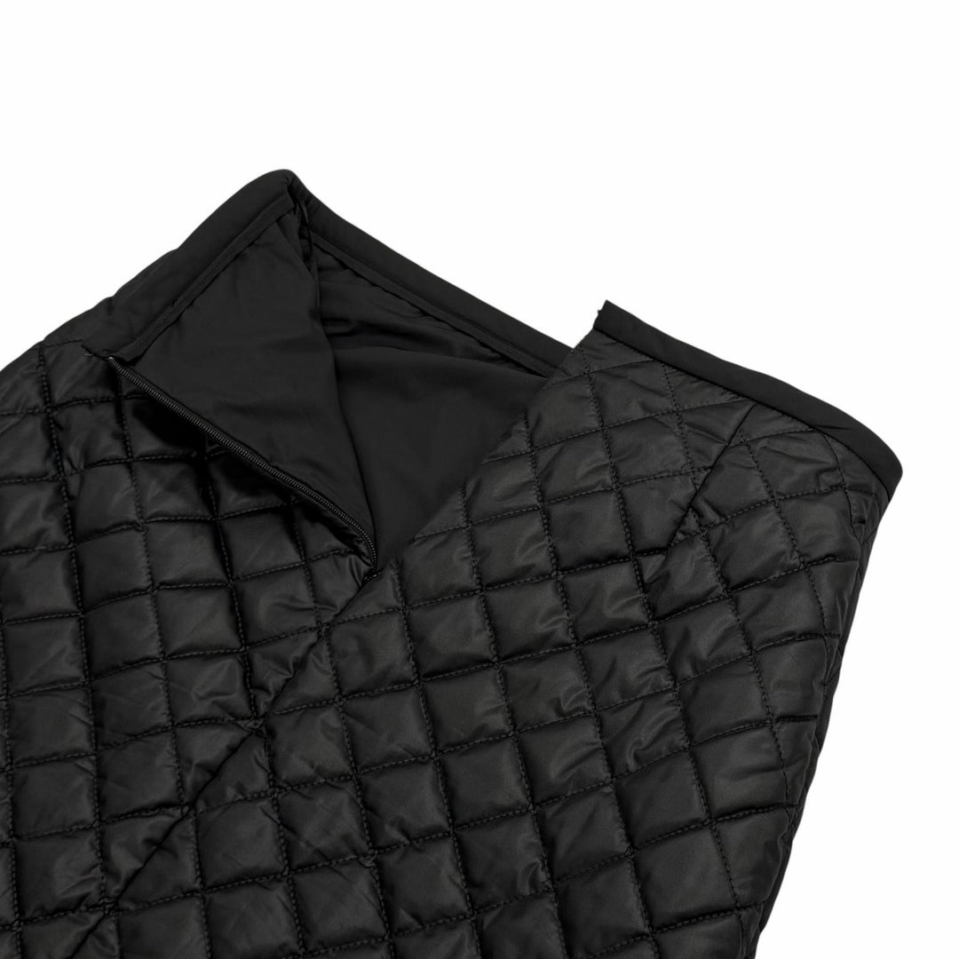 Excellent LOUIS VUITTON Tight Skirt Knee-length quilted black polyester Women 36