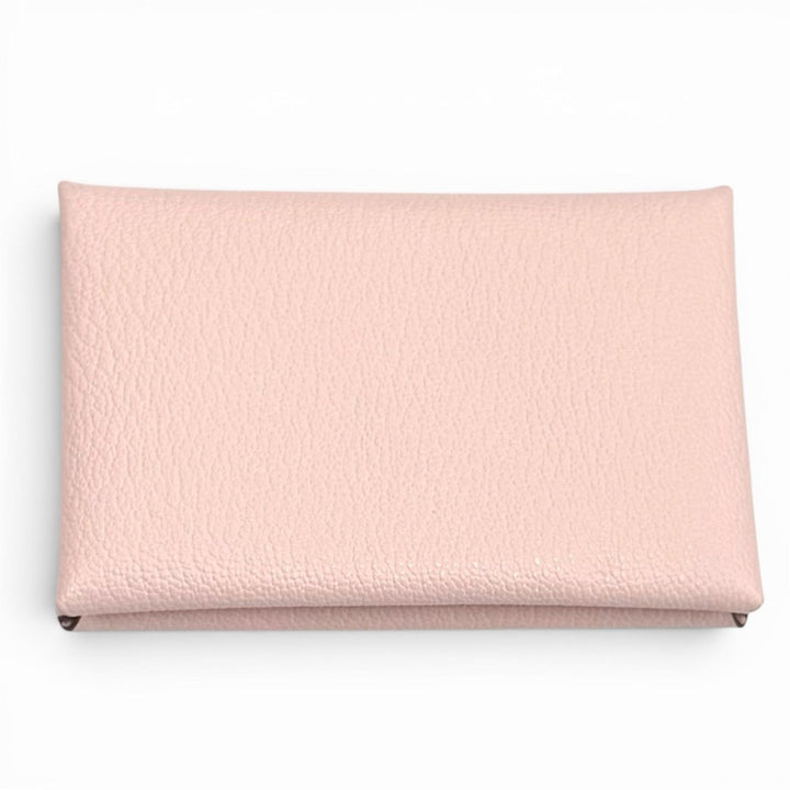 Pristine HERMES Card Case Calvi Pass Case Card Case Shave Women