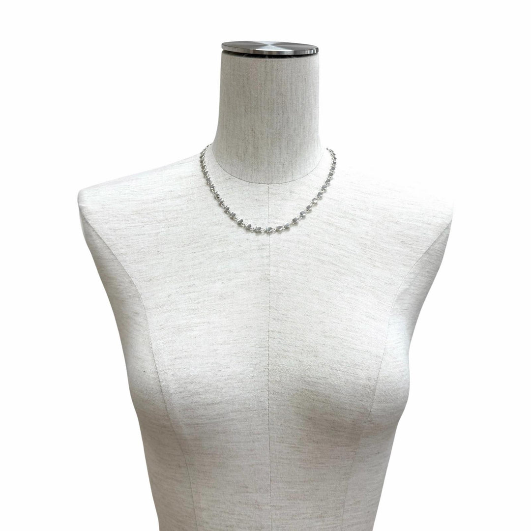 Great TIFFANY&Co. Necklace Puff Heart Necklace Silver 925 Women