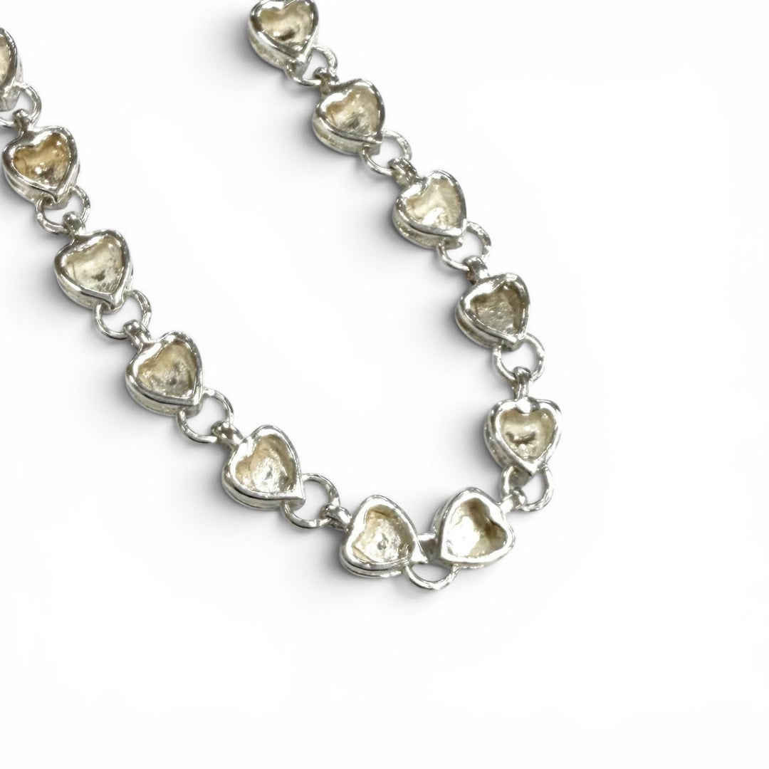 Great TIFFANY&Co. Necklace Puff Heart Necklace Silver 925 Women